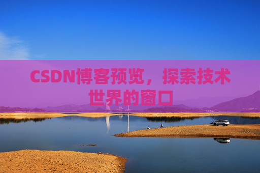 CSDN博客预览，探索技术世界的窗口